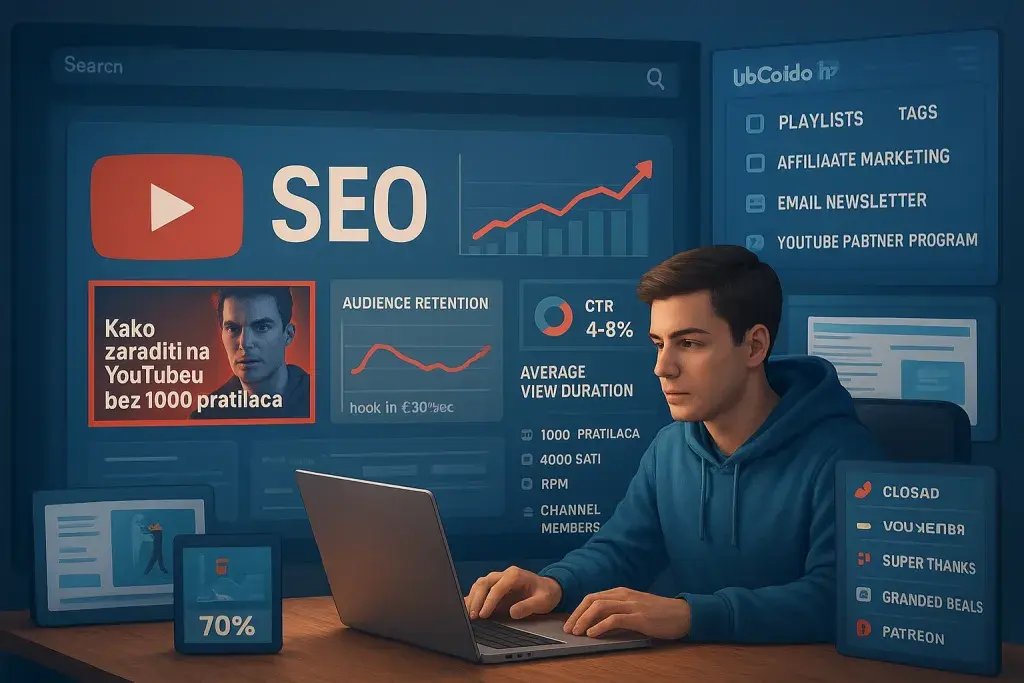 Kako sigurno povećati broj pratilaca: SEO optimizacija i strategije za rast i monetizaciju YouTube kanala