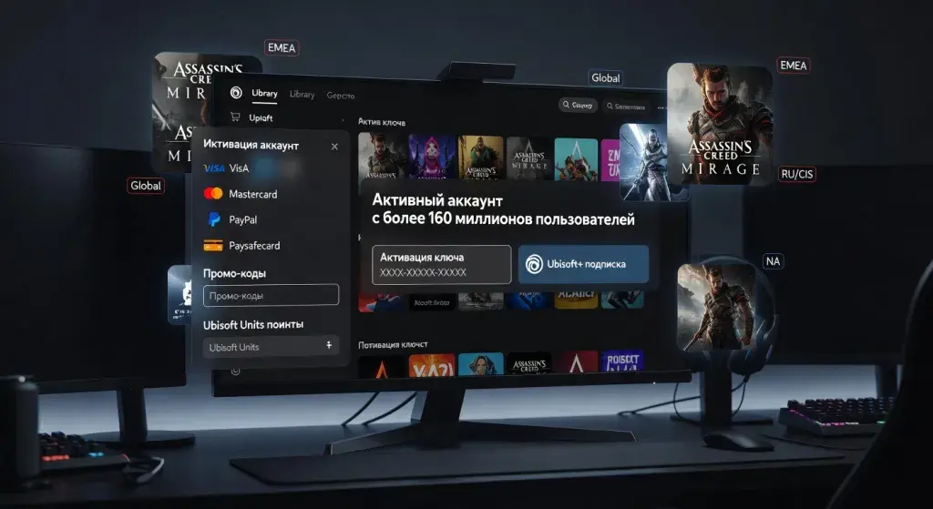 Как купить и активировать игры через Uplay: практическое руководство по цифровой загрузке и поддержке пользователей.